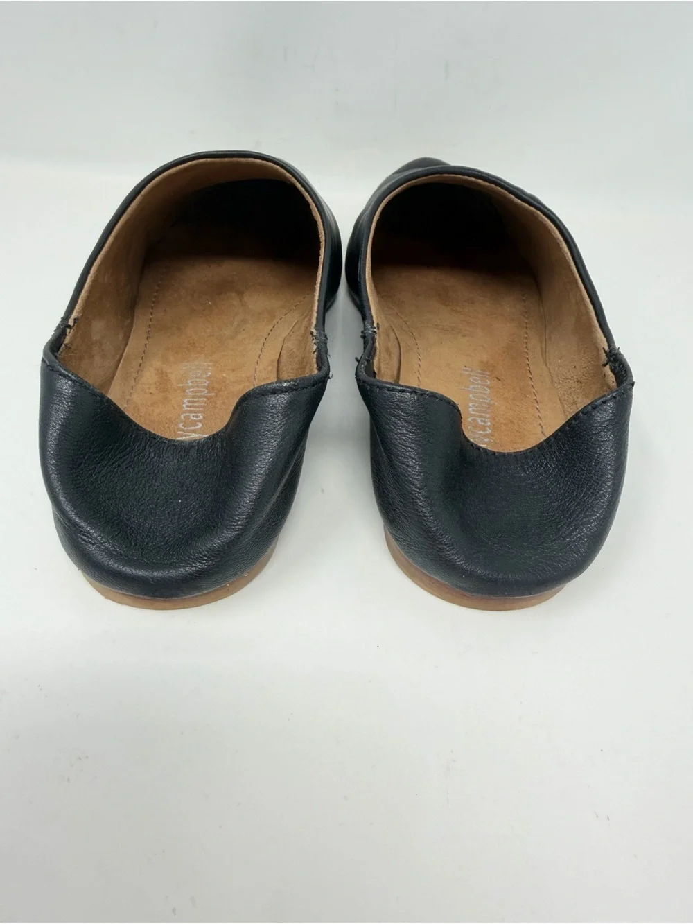 Jeffrey Campbell Vijay Leather Slip-on Flats Black Size 6 - Picture 6 of 10